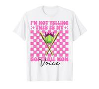 I'm Not Yelling This Is My Softball Mom Voice Fête des Mères T-Shirt