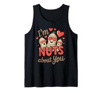 I'm Nuts About You Funny Valentin's Day Peanuts Love Débardeur