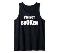 I'm Ok Broken Grief Keepsake Invisible Illness I'm Not Ok Débardeur