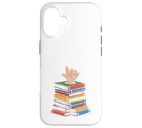 I'm OK Buried In Books Funny Librarian Coque pour iPhone 16