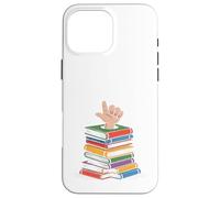 I'm OK Buried In Books Funny Librarian Coque pour iPhone 16 Pro Max