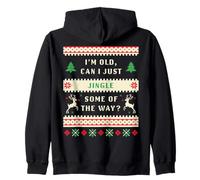 I'm Old, Can I Just Jingle Some of The Way? Christmas Ugly Sweat à Capuche