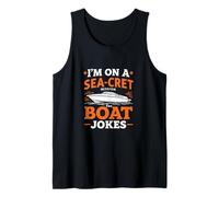 I'm on A Sea-Cret Mission for Boat Blagues Débardeur