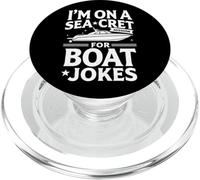 I'm on A Sea-Cret Mission for Boat Blagues PopSockets PopGrip pour MagSafe
