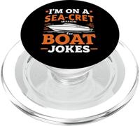 I'm on A Sea-Cret Mission for Boat Blagues PopSockets PopGrip pour MagSafe