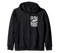 I'm on A Sea-Cret Mission for Boat Blagues Sweat à Capuche