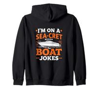 I'm on A Sea-Cret Mission for Boat Blagues Sweat à Capuche