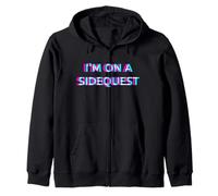 I'm on A Sidequest Techno Rave EDM Festival Funny Raver Sweat à Capuche