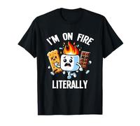I'm On Fire Literally Smores Group Hug Camping S'more Lover T-Shirt