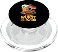 I'm on My Wurst Behavior PopSockets PopGrip pour MagSafe