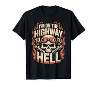 I'm on The Highway to Hell - Motard Moto Moto T-Shirt