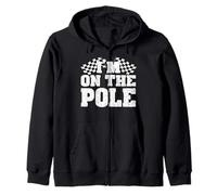 I'm on The Pole Motorsport Racing Driver Meilleur Temps au Tour Sweat à Capuche