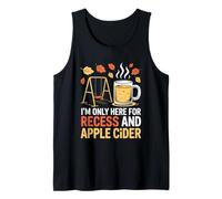 I'm Only Here for Recess and Apple Cider Fall Back to School Débardeur