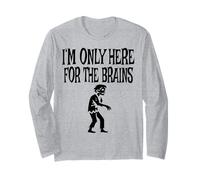 I'm Only Here for The Brains Costume d'halloween Zombie Manche Longue