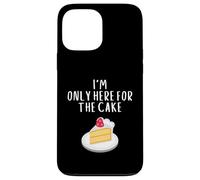 I'm Only Here for The Cake Funny Bakery Meme Costume Cakes Coque pour iPhone 13 Pro Max