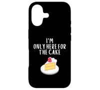 I'm Only Here for The Cake Funny Bakery Meme Costume Cakes Coque pour iPhone 17