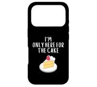 I'm Only Here for The Cake Funny Bakery Meme Costume Cakes Coque pour iPhone 17 Pro