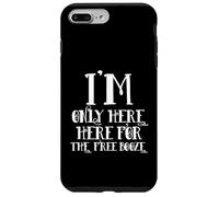 I'm Only Here for The Free Booze Funny Drunk Dad Costume Coque pour iPhone 7 Plus/8 Plus