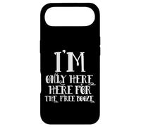 I'm Only Here for The Free Booze Funny Drunk Dad Costume Coque pour iPhone Air