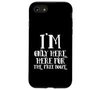 I'm Only Here for The Free Booze Funny Drunk Dad Costume Coque pour iPhone SE (2020) / 7/8
