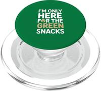 I'm Only Here for The Green Snacks St Patrick Day PopSockets PopGrip pour MagSafe