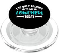 I'm Only Talking to My Lowchen Today Petit Chien Lion PopSockets PopGrip pour MagSafe