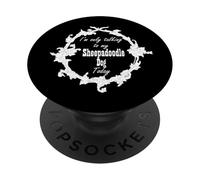 I'm Only Talking to My Sheepadoodle Dog Today Style Vintage PopSockets PopGrip Adhésif