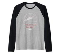 I'm Outta Here NASA Spaceship Outline Manche Raglan