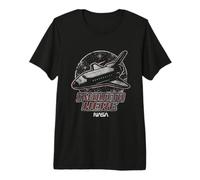 I'm Outta Here NASA Spaceship Outline T-Shirt Haut de Gamme