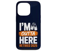 I'm Outta Here Retired 2025 Plongée et Natation Retraite Coque pour iPhone 13 Pro