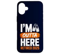 I'm Outta Here Retired 2025 Plongée et Natation Retraite Coque pour iPhone 16 Plus