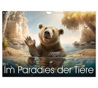 Im Paradies der Tiere (Wandkalender 2026 DIN A4 quer), CALVENDO Monatskalender: Tiere in Ihrem Paradies laden zum Geniessen ein