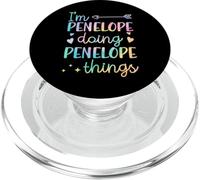I'm Penelope Doing Penelope Things Prénom personnalisé PopSockets PopGrip pour MagSafe