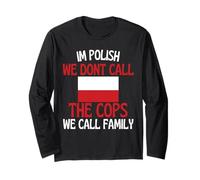 Im Polish Slogan drôle pour Toute la Pologne Manche Longue
