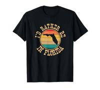 I'm Rather Be in Florida Funny Sweet Home Rétro Vintage T-Shirt