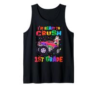 I'm Ready to Crush 1st Grade Unicorn Dabbing Monster Truck Débardeur