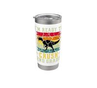 I'm Ready To Crush 2nd Grade T Rex Dinosaur Back To School Gobelet isotherme en acier inoxydable double paroi