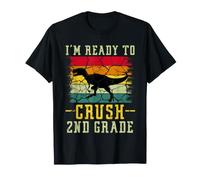 I'm Ready to Crush 2nd Grade T Rex Dinosaur Back to School T-Shirt