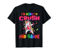 I'm Ready to Crush 2nd Grade Unicorn Dabbing Back to School T-Shirt