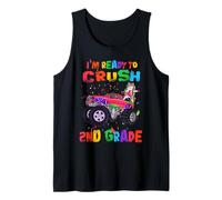 I'm Ready to Crush 2nd Grade Unicorn Dabbing Monster Truck Débardeur