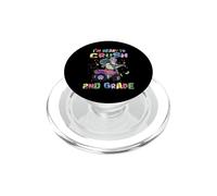 I'm Ready to Crush 2nd Grade Unicorn Dinosaur Monster Truck PopSockets PopGrip pour MagSafe