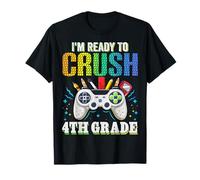 I'm Ready to Crush 4th Grade Back to School Jeu vidéo Boys T-Shirt