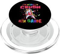 I'm Ready to Crush 4th Grade Unicorn Dabbing Back to School PopSockets PopGrip pour MagSafe