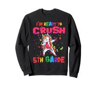 I'm Ready to Crush 5th Grade Unicorn Dabbing Back to School Sweatshirt