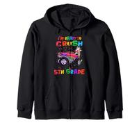 I'm Ready to Crush 5th Grade Unicorn Dabbing Monster Truck Sweat à Capuche