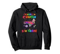 I'm Ready to Crush 5th Grade Unicorn Dabbing Monster Truck Sweat à Capuche