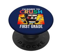 I'm Ready to Crush Assassino Cappuccino drôle de première année PopSockets PopGrip Adhésif