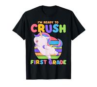 I'm Ready to Crush First Grade Unicorn 1st Grade Kids Girls T-Shirt
