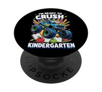 I'm Ready to Crush Kindergarten Monster Truck Boys School PopSockets PopGrip Adhésif