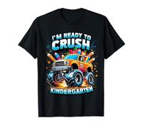 I'm Ready to Crush Kindergarten Monster Truck Boys School T-Shirt